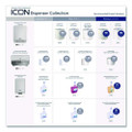 Icon Automatic Roll Towel Dispenser, 20.12 X 16.37 X 13.5, White Mosaic