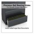 Lateral File, 3 Legal/letter/a4/a5-size File Drawers, Charcoal, 36" X 18" X 39.5"