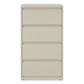 Lateral File, 4 Legal/letter-size File Drawers, Putty, 30" X 18" X 52.5"