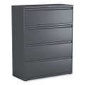 Lateral File, 4 Legal/letter/a4/a5-size File Drawers, Charcoal, 42" X 18" X 52.5"