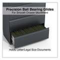 Lateral File, 5 Legal/letter/a4/a5-size File Drawers, Charcoal, 36" X 18" X 64.25"