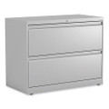 Lateral File, 2 Legal/letter-size File Drawers, Light Gray, 36" X 18" X 28"