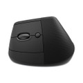 Lift Vertical Ergonomic Mouse, 2.4 Ghz Frequency/32 Ft Wireless Range, Left Hand Use, Graphite