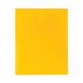 Two-pocket Heavyweight Poly Portfolio Folder, 11 X 8.5, Yellow, 25/box
