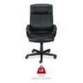 Alera Dalibor Series Manager Chair, Supports Up To 250 Lb, 17.5" To 21.3" Seat  Height, Black Seat/back, Black Base