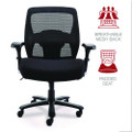 Alera Faseny Series Big And Tall Manager Chair, Supports Up To 400 Lbs, 17.48" To 21.73" Seat Height, Black Seat/back/base