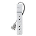 Home/office Surge Protector, 6 Outlets, 6 Ft Cord, 720 Joules, White Home/office Surge Protector, 6 Outlets, 6 Ft Cord, 720 Joules, White