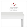Workspace By Alera L-shaped Farmhouse Desk, 58.27" X 58.27" X 29.53", White