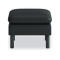 Parkwyn Ottoman, 23" X 23" X 17.5", Black Seat, Black Base