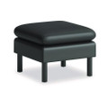 Parkwyn Ottoman, 23" X 23" X 17.5", Black Seat, Black Base