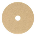 Burnishing Floor Pads, 27" Diameter, Tan, 5/carton - VISBWK4027ULT