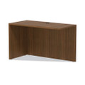 Alera Valencia Series Reversible Return/bridge Shell, 47 1/4w X 23 5/8d X 29 1/2h, Modern Walnut