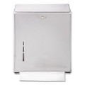 C-fold/multifold Towel Dispenser, 11.38 X 4 X 14.75, Stainless Steel