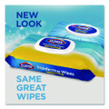 Disinfecting Wipes, Easy Pull Pack, 1-ply, 8 X 7, Lemon Scent, White, 75 Towels/box, 6 Boxes/carton