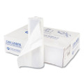 High-density Interleaved Commercial Can Liners, 60 Gal, 17 Microns, 43" X 48", Clear, 200/carton