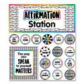 Motivational Bulletin Board Sets, Affirmation Station, Multicolor, 13.8 X 16, 32 Pieces Motivational Bulletin Board Sets, Affirmation Station, Multicolor, 13.8 X 16, 32 Pieces