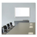 Lacquered Steel Magnetic Dry Erase Board, 36 X 48, Silver/white