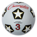 Rubber Sports Ball, For Soccer, No. 3 Size, White/black Rubber Sports Ball, For Soccer, No. 3 Size, White/black