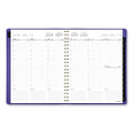 Contemporary Weekly/monthly Planner, 11.38 X 9, Purple Cover, 12-month (jan To Dec): 2024