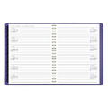 Contemporary Weekly/monthly Planner, 11.38 X 9, Purple Cover, 12-month (jan To Dec): 2024