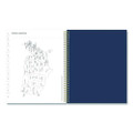 Ashlyn Weekly/monthly Planner, Floral Artwork, 11 X 8.5, Navy/multicolor Cover, 12-month (jan To Dec): 2024