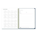 Ashlyn Weekly/monthly Planner, Floral Artwork, 11 X 8.5, Navy/multicolor Cover, 12-month (jan To Dec): 2024