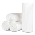 High-density Interleaved Commercial Can Liners, 60 Gal, 17 Microns, 38" X 60", Clear, 200/carton