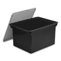 Tote With Comfort Edges, Legal/letter, 13.9" X 18.3" X 10.6", Black, 4/carton Tote With Comfort Edges, Legal/letter, 13.9" X 18.3" X 10.6", Black, 4/carton