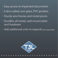 Wall Unit Reference Starter Set, 10 Wire-reinforced Pockets