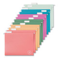 U Eco Hanging File Folders, Letter Size, 1/5-cut Tabs, Assorted, 12/pack U Eco Hanging File Folders, Letter Size, 1/5-cut Tabs, Assorted, 12/pack