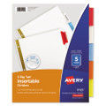 Insertable Big Tab Dividers, 5-tab, Letter - VISAVE11121