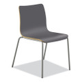 Ruck Laminate Chair, Supports Up To 300 Lb, 18" Seat Height, Charcoal Seat/back, Silver Base, Ships In 7-10 Business Days Ruck Laminate Chair, Supports Up To 300 Lb, 18" Seat Height, Charcoal Seat/back, Silver Base, Ships In 7-10 Business Days