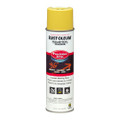 Industrial Choice Precision Line Marking Paint, Flat High-visibility Yellow, 17 Oz Aerosol Can, 12/carton