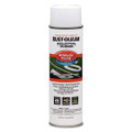 Industrial Choice Athletic Field Inverted Striping Paint, Flat Athletic Inverted White, 17 Oz Aerosol Can, 12/carton