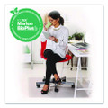 Ecotex Marlon Bioplus Rectangular Polycarbonate Chair Mat For Hard Floors, Rectangular, 46 X 60, Clear