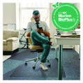 Ecotex Marlon Bioplus Rectangular Polycarbonate Chair Mat For Low/medium Pile Carpets, Rectangular, 35 X 47, Clear