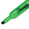Tank Style Highlighters, Fluorescent Green Ink, Chisel Tip, Green Barrel, Dozen - VISSAN25026B