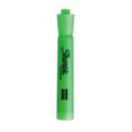 Tank Style Highlighters, Fluorescent Green Ink, Chisel Tip, Green Barrel, Dozen - VISSAN25026B