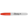 Fine Tip Permanent Marker, Fine Bullet Tip, Red, Dozen - VISSAN30002B