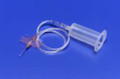 Monoject Blood Collection Set with Holder 23 Gauge 3/4 Inch Needle Length Safety Needle 12 Inch Tubing Sterile
