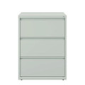 Lateral File, 3 Legal/letter-size File Drawers, Light Gray, 30" X 18.62" X 40.25"