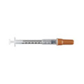 Safety Tuberculin Syringe with Needle Monoject 1 mL 1/2 Inch 28 Gauge Sliding Safety Needle Regular Wall