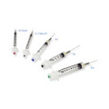 Safety Hypodermic Syringe with Needle VanishPoint® 3 mL 1-1/2 Inch 25 Gauge Retractable Safety Needle Regular Wall Safety Hypodermic Syringe with Needle VanishPoint® 3 mL 1-1/2 Inch 25 Gauge Retractable Safety Needle Regular Wall