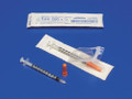 Standard Insulin Syringe with Needle Monoject 1 mL 1/2 Inch 29 Gauge NonSafety Regular Wall