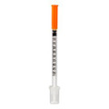 Standard Insulin Syringe with Needle Sol-M 0.5 mL 1/2 Inch 27 Gauge NonSafety Regular Wall