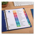 Customizable Toc Ready Index Multicolor Dividers, 15-tab, Letter, 6 Sets