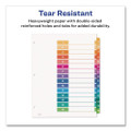 Customizable Toc Ready Index Multicolor Dividers, 15-tab, Letter, 6 Sets