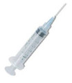 Standard Hypodermic Syringe with Needle ExelInt® 6 mL 1-1/2 Inch 22 Gauge NonSafety Regular Wall