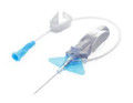 Closed IV Catheter Nexiva 20 Gauge 1-1/4 Inch Vialon Biomaterial Winged Hub Blood Control