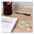 Ultra Tabs Repositionable Mini Tabs, 1/5-cut Tabs, Assorted Primary Colors, 1" Wide, 80/pack